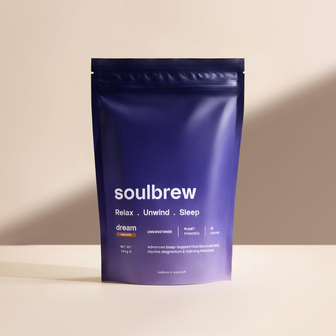 'SoulBrew Dream natural sleep drink pouch' 