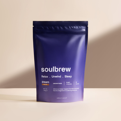 'SoulBrew Dream natural sleep drink pouch' 
