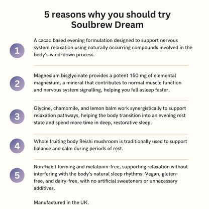5 reasons to try soulbrew dream