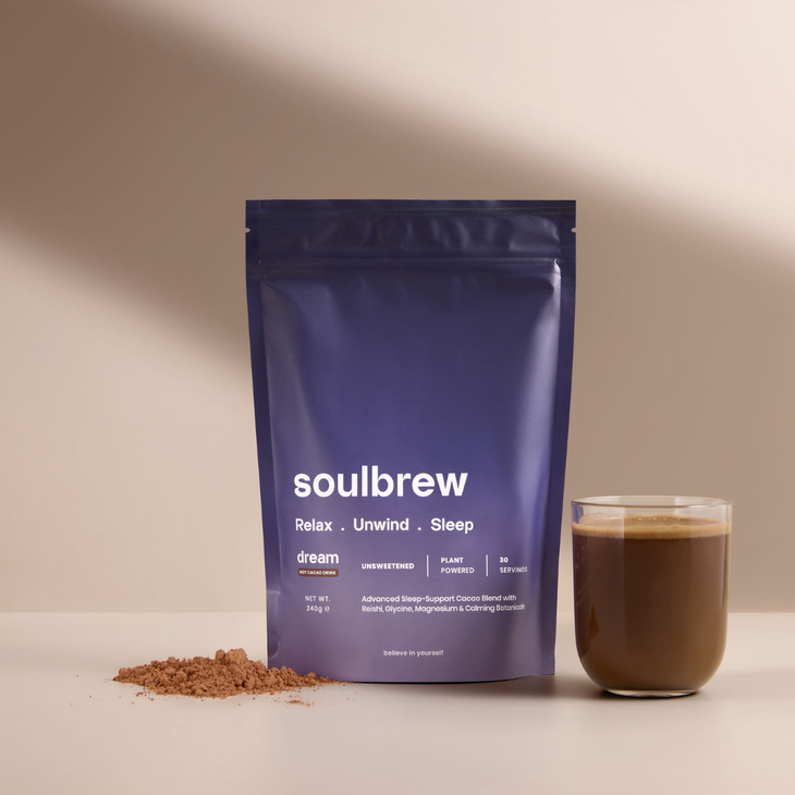 'SoulBrew Dream natural sleep drink pouch' 